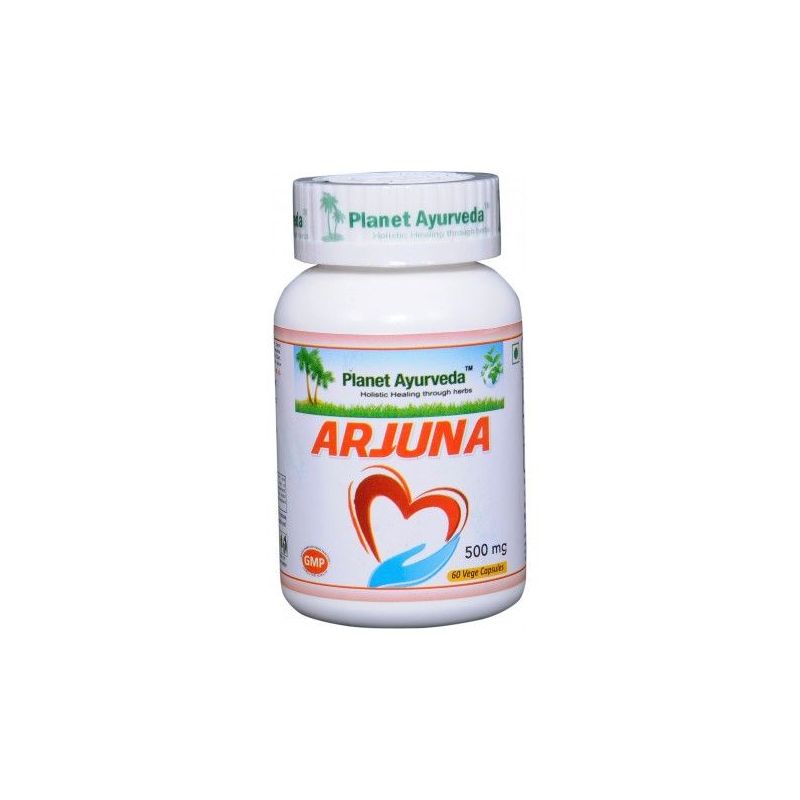 Arjuna ravintolisä, 60 kapselia-PLANET AYURVEDA