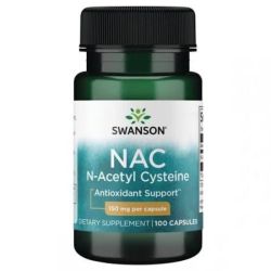 "SWANSON" NAC N-Acetil Cysteine150 mg kapslid, N100