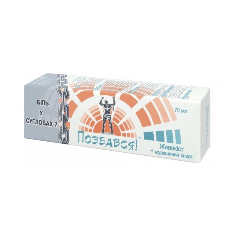 Geel-palsam "Kukekannus sipelgapiiritusega" 70 ML