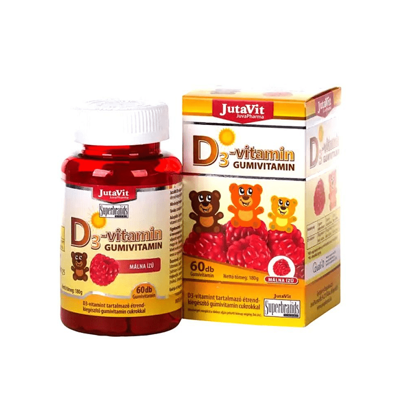 JUTAVIT D3 vitamino guminukai N60