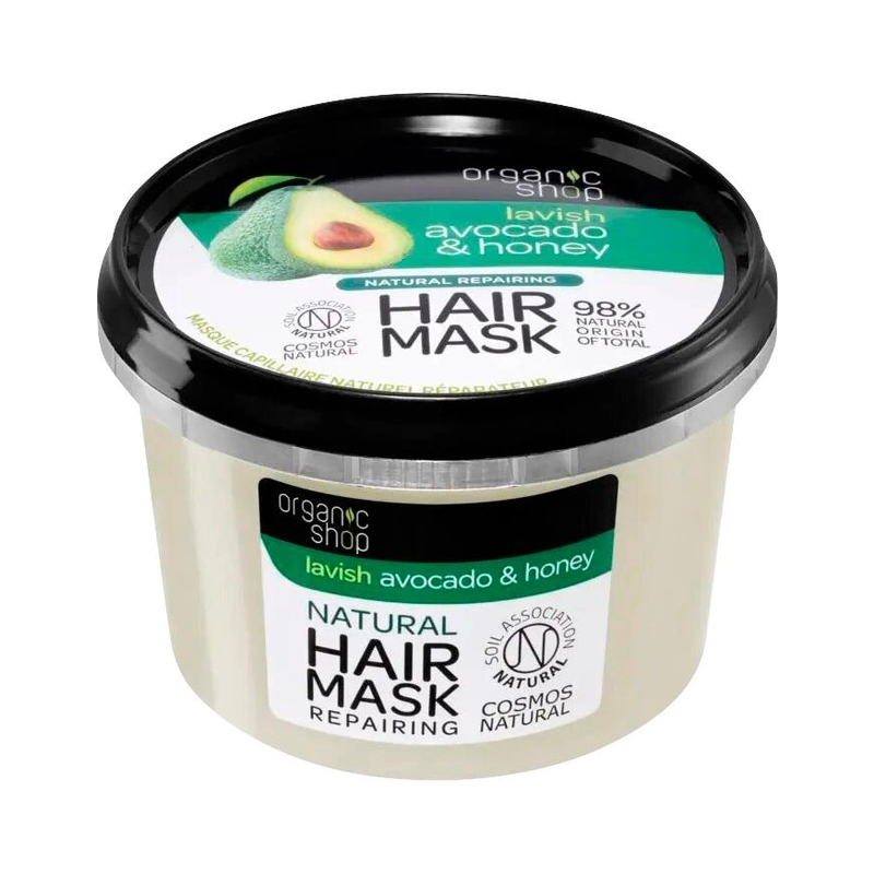 "Organic Shop" juuksemask avokaado ja mesi 250 ml - Natura Siberica.