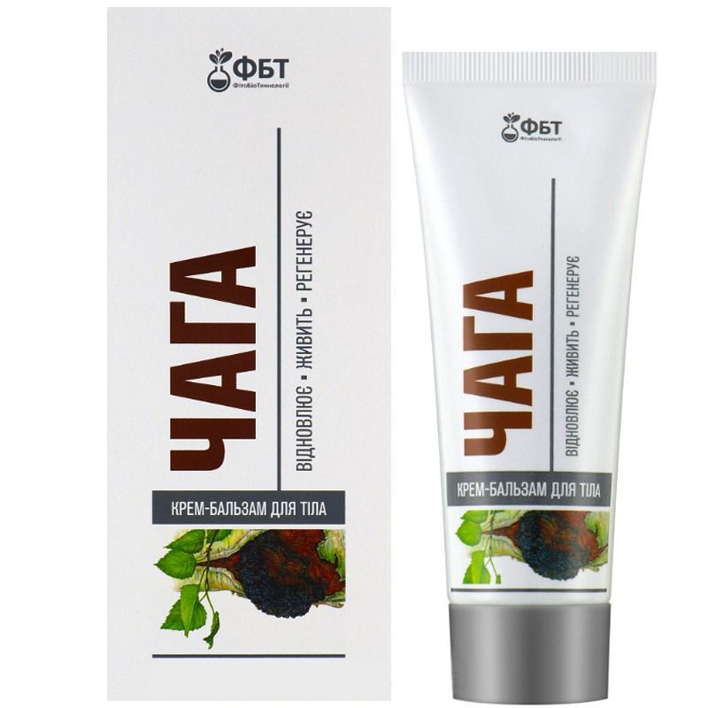 "FBT" Kreem-palsam kehale Chaga,  75 ml 