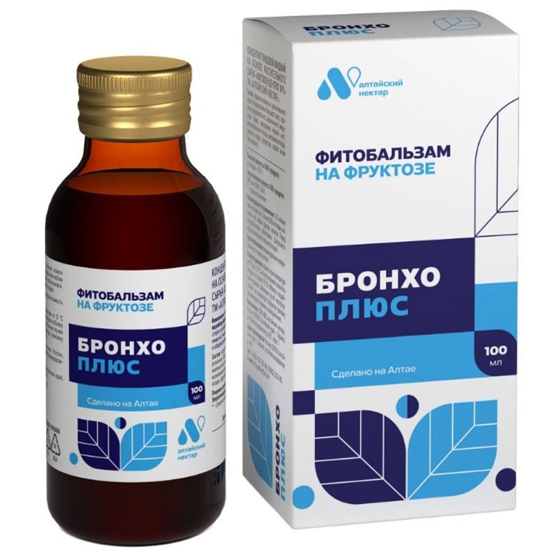  FÜTOPALSAM "BRONHO PLUS", 100 ml Altai nektar