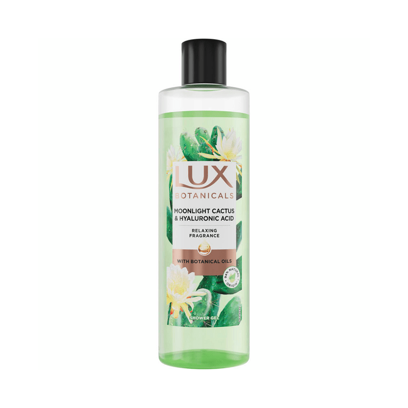 Dušo gelis Moonlight Cactus su hialurono rūgštimi 480 ml - Lux Botanicals