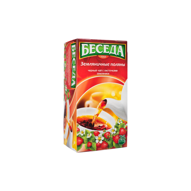 Beseda must baikhovid tee maasikas  säilmed  26p/1,5g ( zemljanika )( земляника )