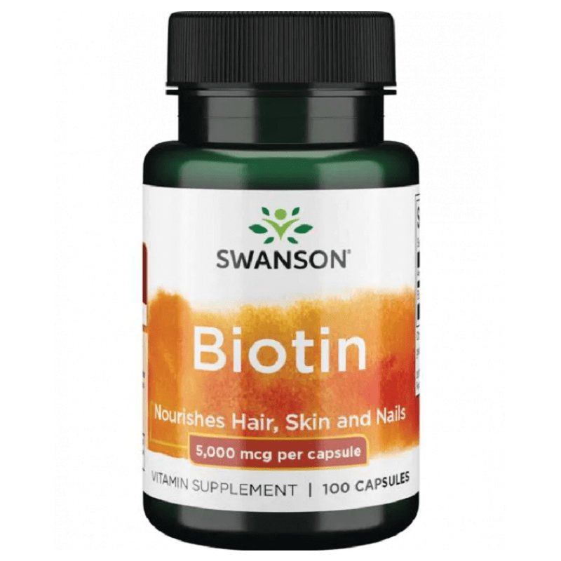 SWANSON Biotinas 5000 mcg kapsulės N100