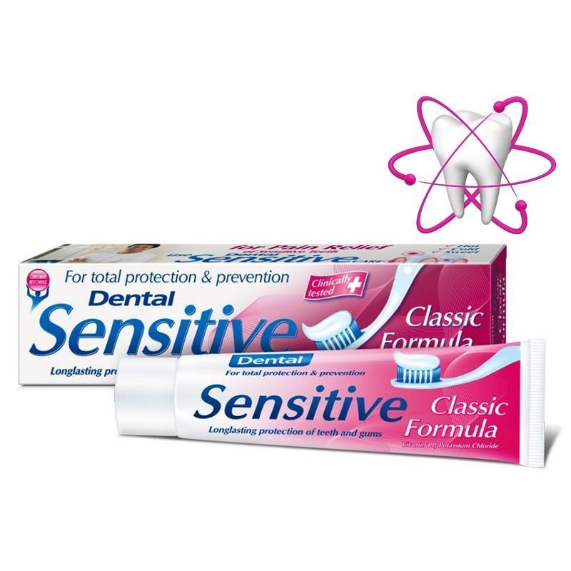 DENTAL SENSETIV HAMBAPASTA KLASSIKALINE 100ML RUBELLA