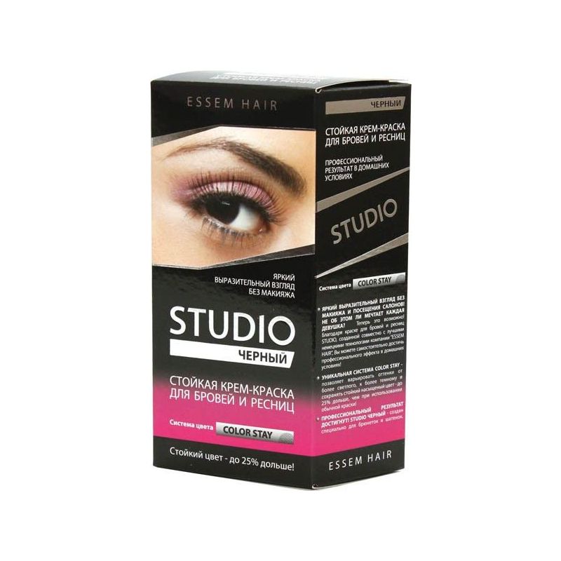 Ripsme ja kulmuvärv Studio must 30/20 ml