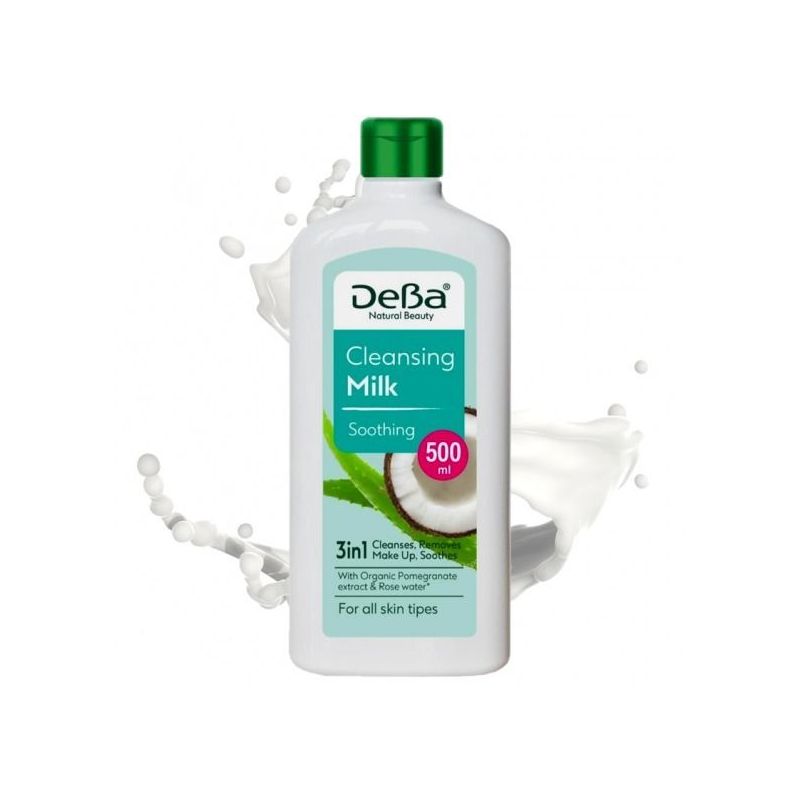 Atsipalaiduojantis makiažo nuėmimo pienelis "Natural Beauty" 500 ml - Deva