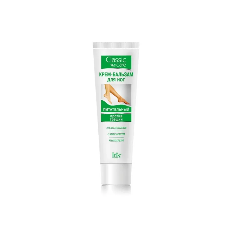 Maitinamasis pėdų kremas-balzamas nuo įtrūkimų, 100 ml – Iris Cosmetic