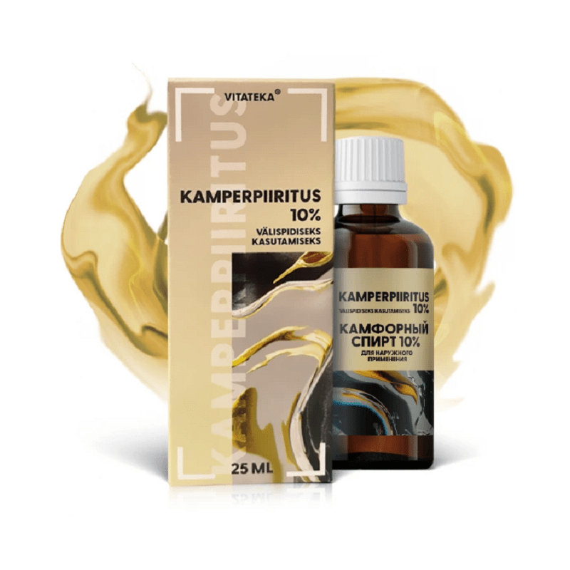 Kamparo spiritas 10% 25 ml - Vitateka