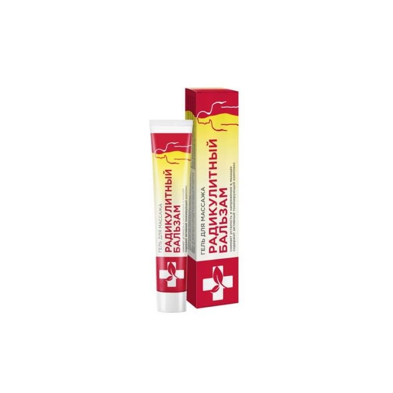 Masažo gelis "Radikulito balzamas", 70 ml - ELFA