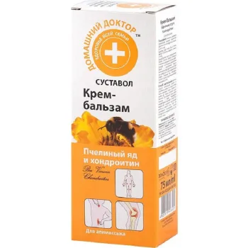 "DOMAŠNIJ DOKTOR" Kehakreem-palsam mesilasmürgiga ja kondrotiiniga 75 ml