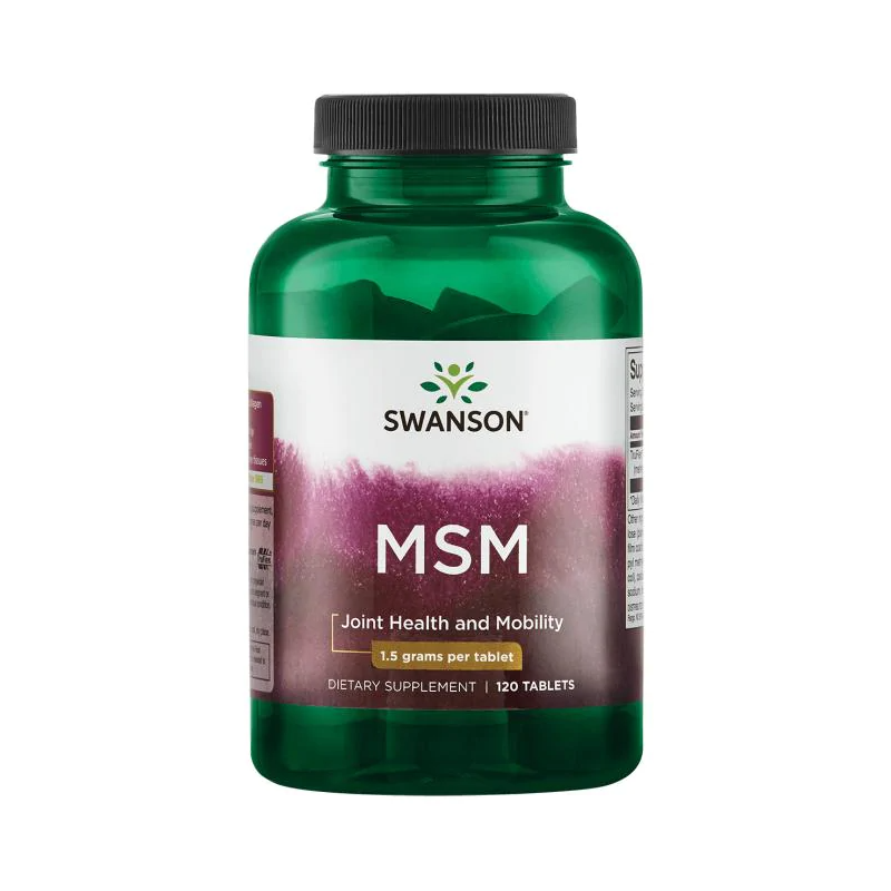 MSM (METÜÜLSULFONÜÜLMETAAN) TABLETID N120 - SWANSON 