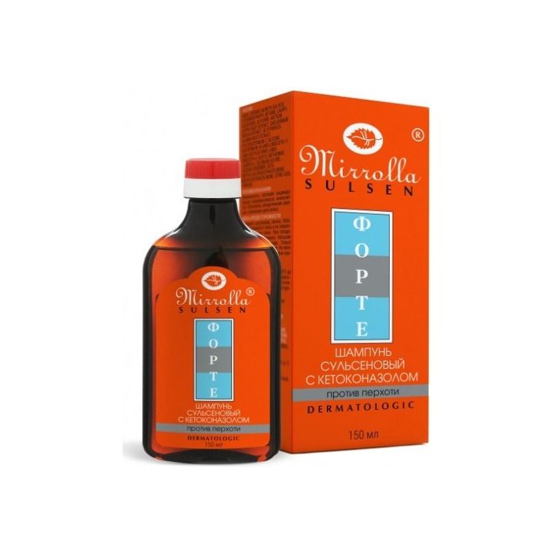 SULSEN FORTE SAMPOON + KETOKONASOOL 150 ML MIRROLLA 