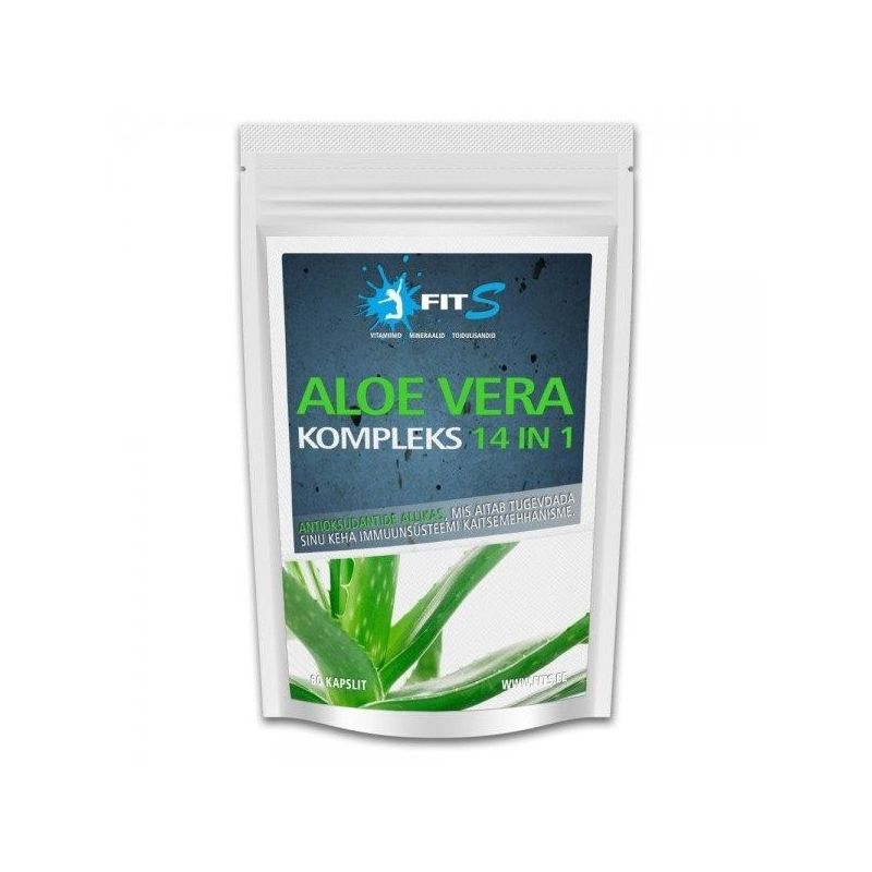 Aloe Vera kompleks 14  in 1 - organismi puhastamiseks 60tk
