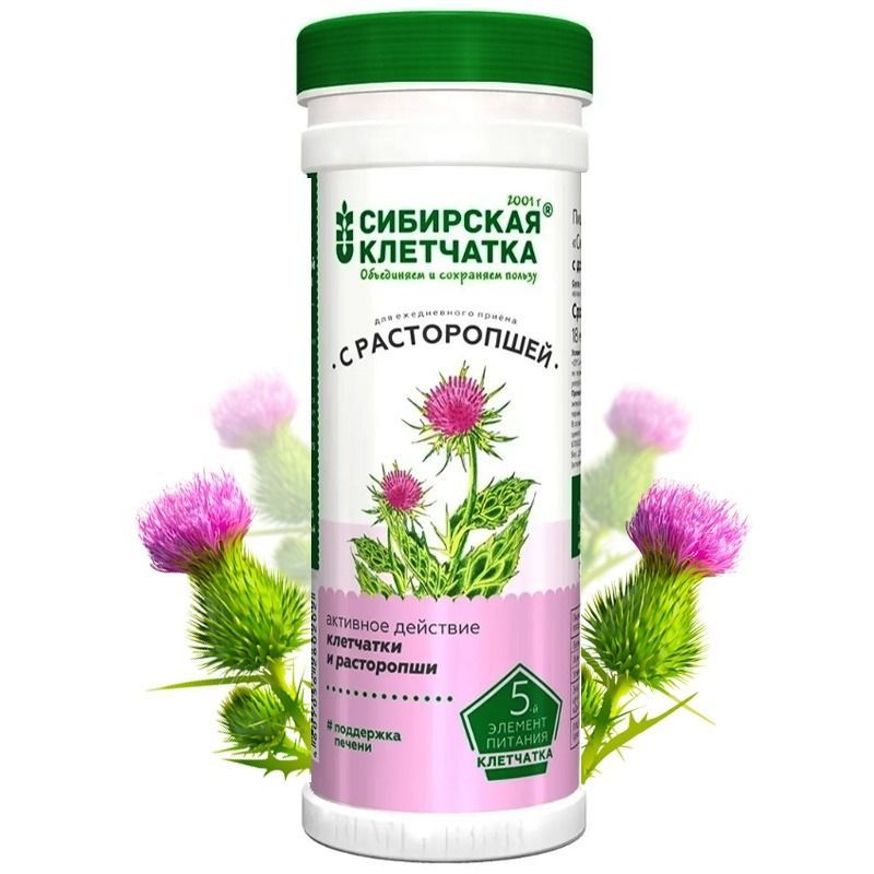 Сибирская Клетчатка С Расторопшей пятнистой 170г