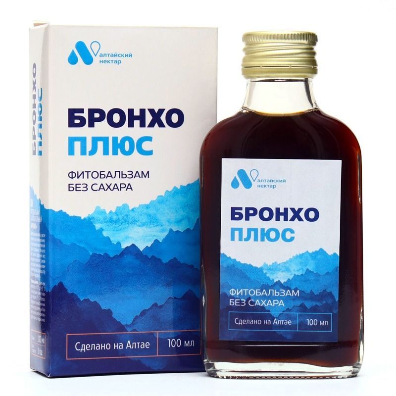 ФИТОБАЛЬЗАМ "БРОНХО ПЛЮС", 100 МЛ