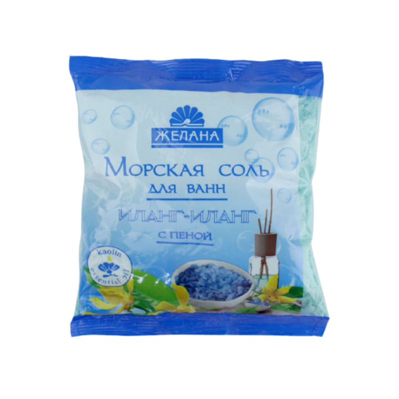 Bath salt with foam and kaolin Ylang-ylang 500 g Zhelana