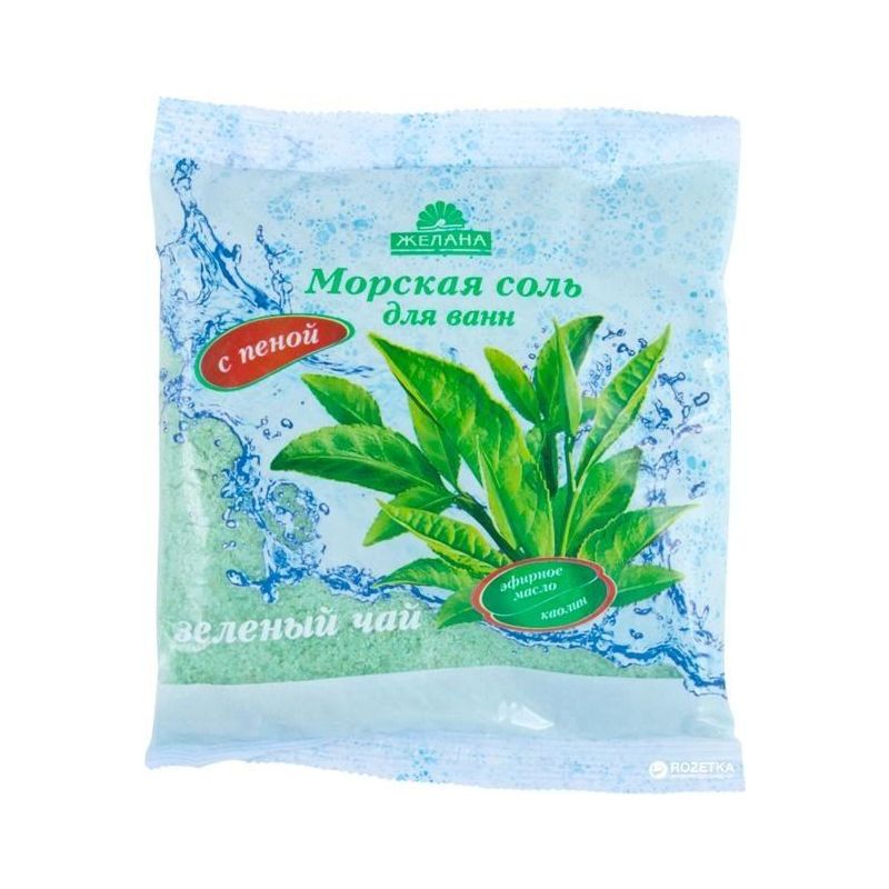 Sool vahu ja kaoliiniga "Roheline tee" 500 g - Zelanna
