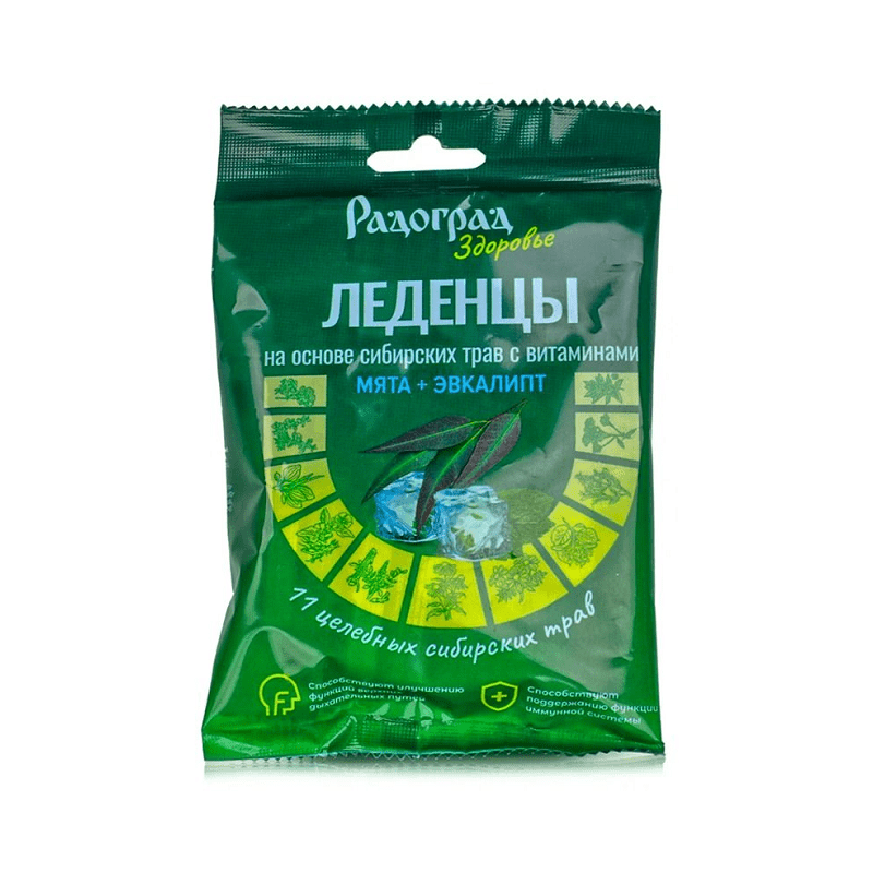 Herbal Lozenges Mint & Eucalyptus No.15 - Radograd