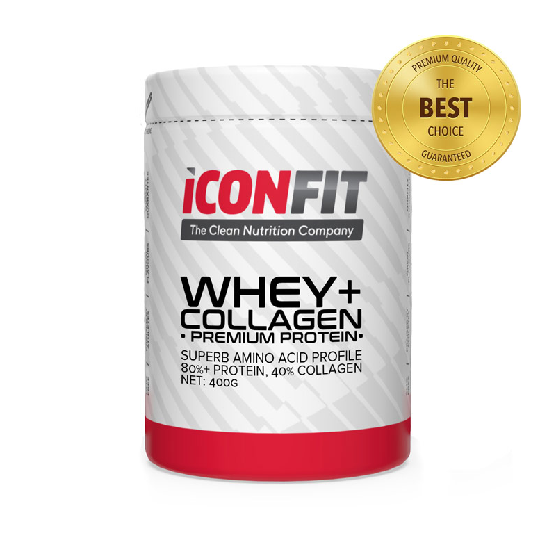 ICONFIT WHEY + Collagen 400g PET VANILLA
