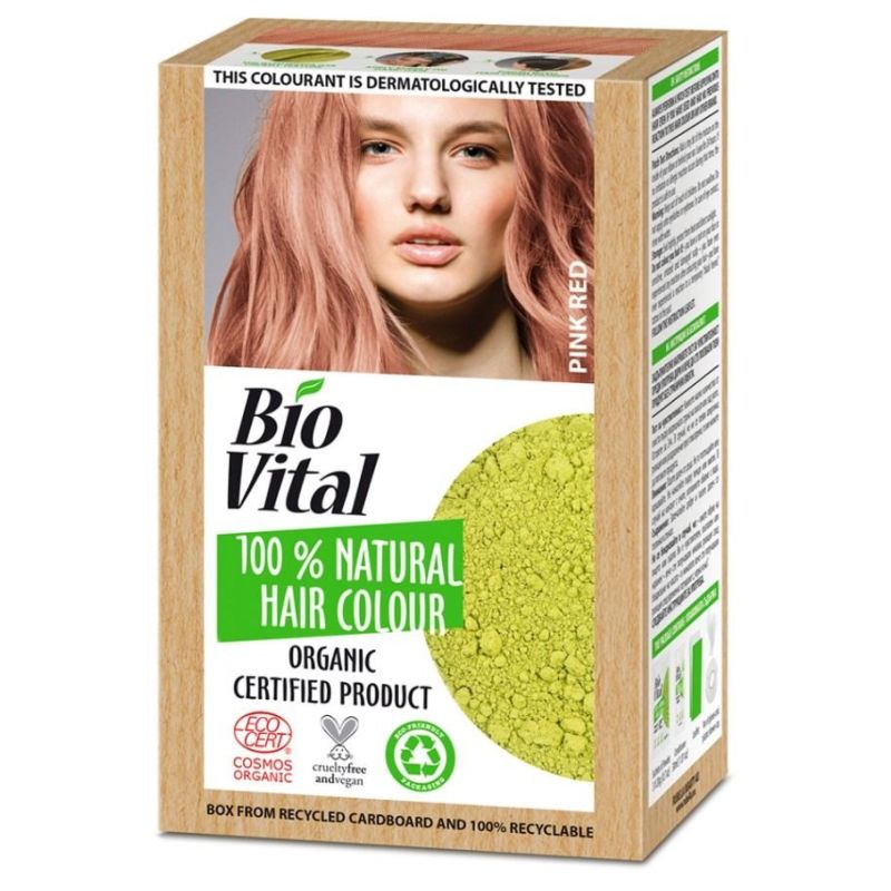 BIO VITAL  HENNA PINK RED  3*20GR RUBELLA