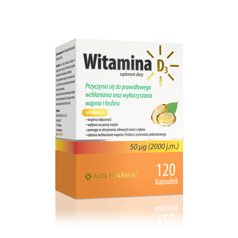 KAPLSID D3-VITAMIIN 50µg (2000 j.m.) N120- ALG PHARMA