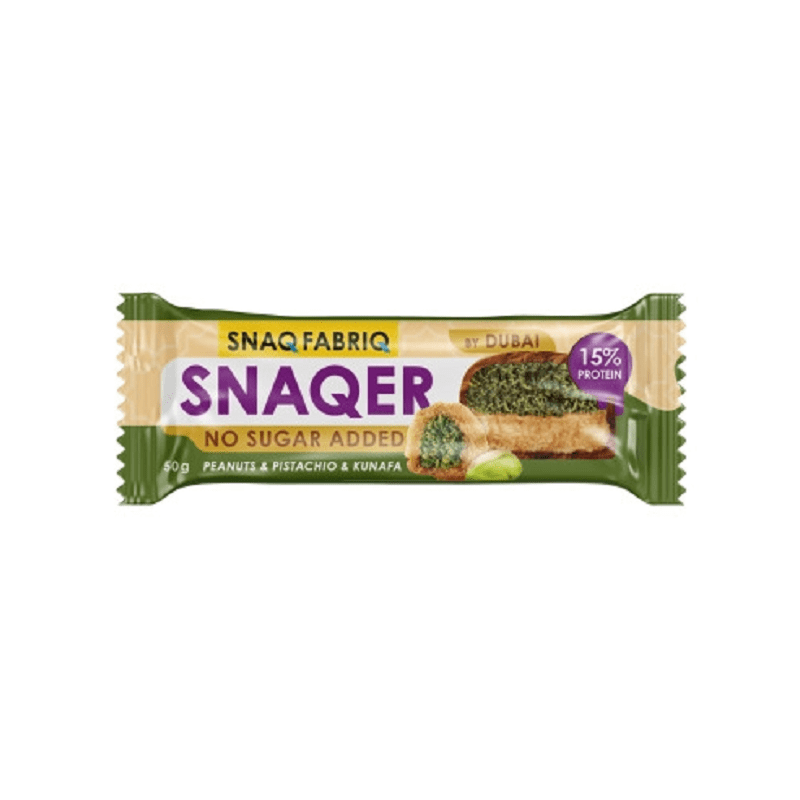 Peanut and Pistachio Crispy Dough Bar 50 g - Snaq Fabriq