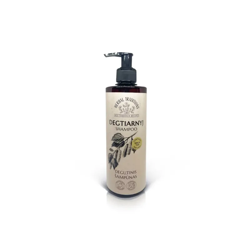 tar hair shampoo, 400 ml-Herbal Traditions