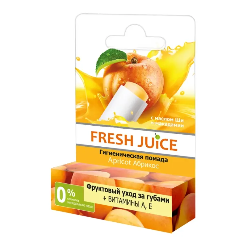 Hygienic Lip Balm "Apricot" - Fresh Juice