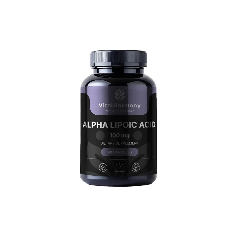 Alpha Lipoic Acid 100 mg, Food Supplement, N90- VitalHarmony