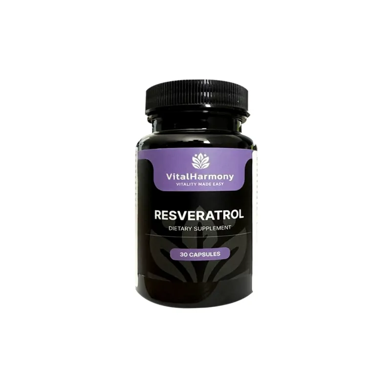 Resveratrol 250 mg Food Supplement, N30- VitalHarmony