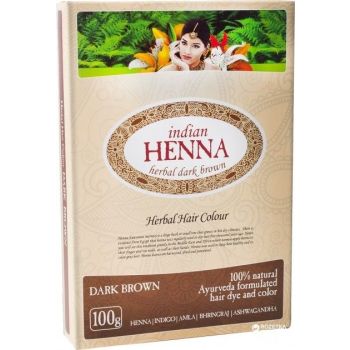 "INDIAN HENNA" Juuksehenna Tumepruun 100 g