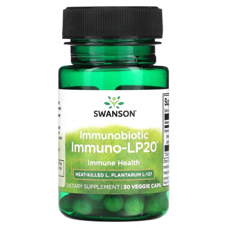 "SWANSON" Immunobiotic Immuno-LP20™ kapslid, N30
