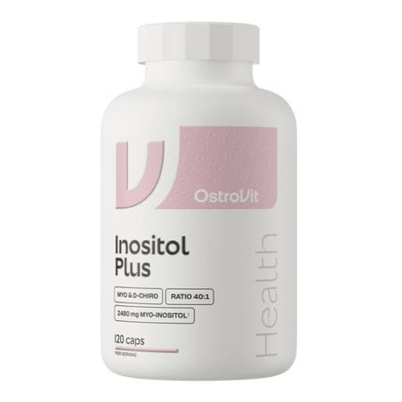 Inositol Plus с мио-инозитолом и фолатом, 120 капсул - OstroVit