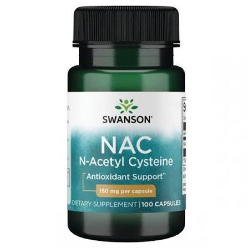 "SWANSON" NAC N-Acetil Cysteine150 mg kapslid, N100
