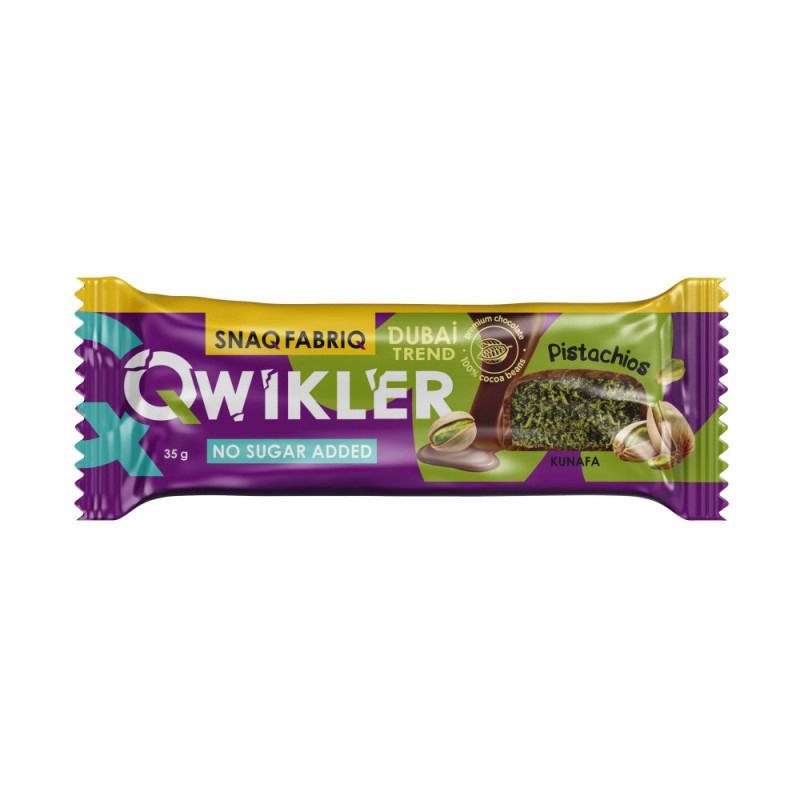 "SNAQ FABRIQ" QWIKLER pistachios & kunafa 35 g