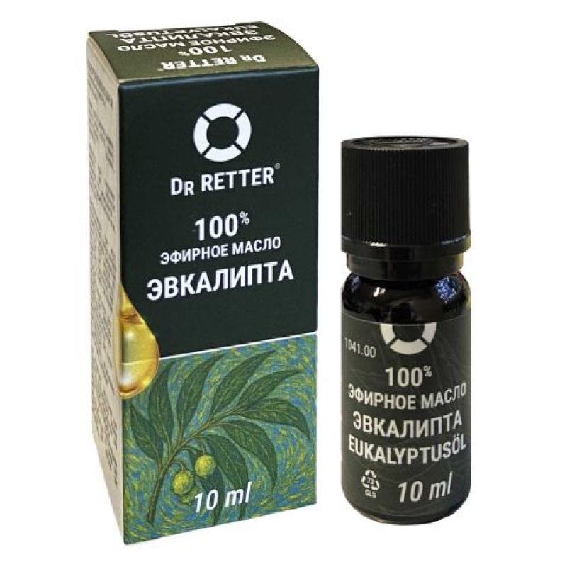 "DR.RETTER" Eukalüpti eeterlik õli 100%, 10 ml