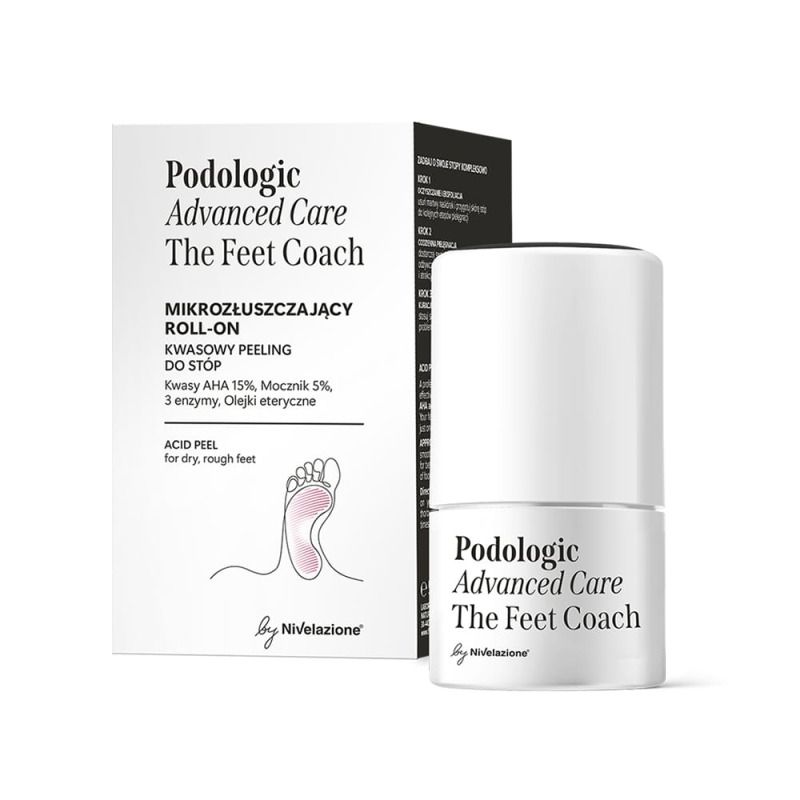 "PODOLOGIC" Happeline kooriv Roll-On kuivadele ja karedatele jalgadele,50 ml