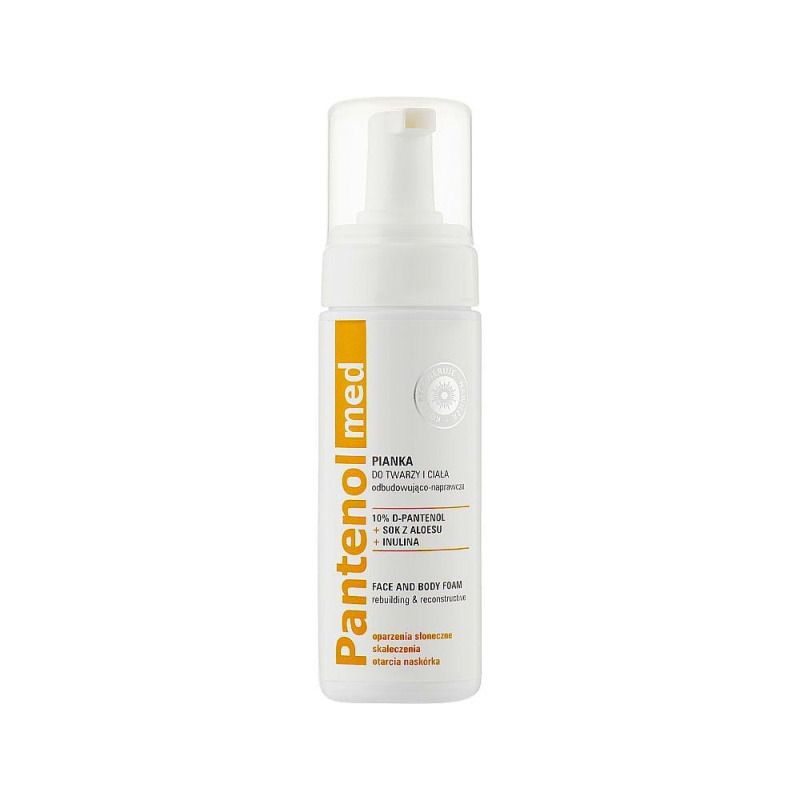 "PANTHENOL MED" Taastav ja nahka parandav vaht näole ja kehale,150 ml