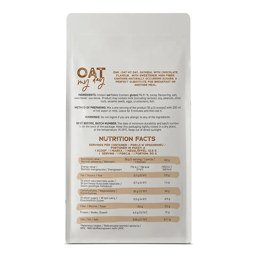 Oat My Day chocolate flavour „OstroVit”, 200 g