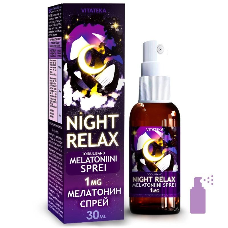 "VITATEKA" Melatoniin spreipudel NIGHT RELAX  30 ml