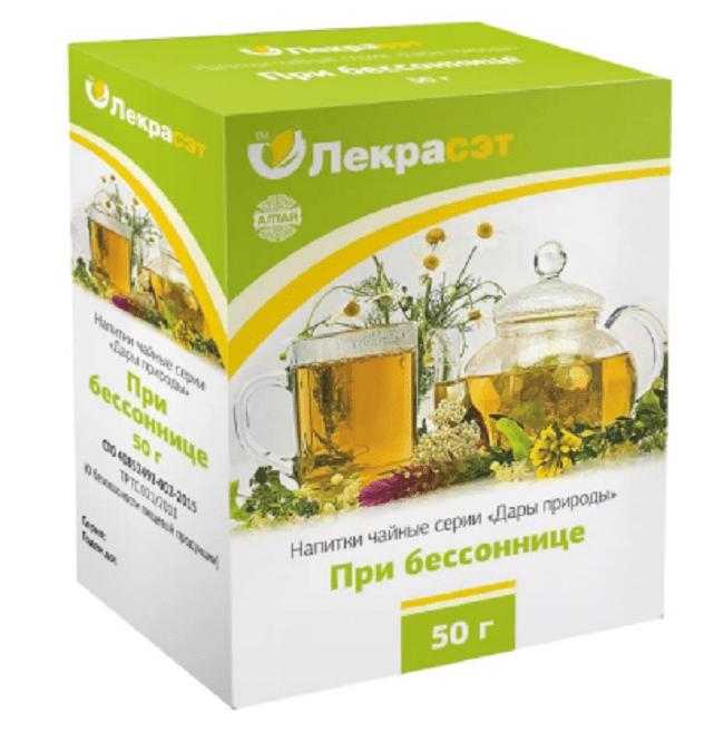 "LEKRASET" Unetuse korral taimesegu 50 g 
