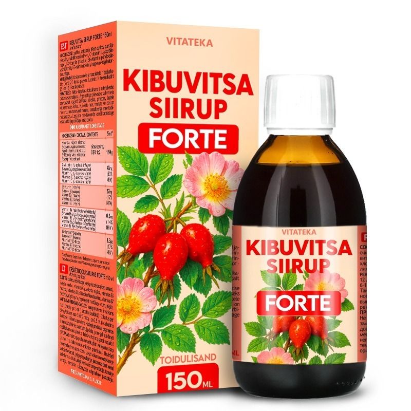 "VITATEKA" Kibuvitsa siirup FORTE 150ml