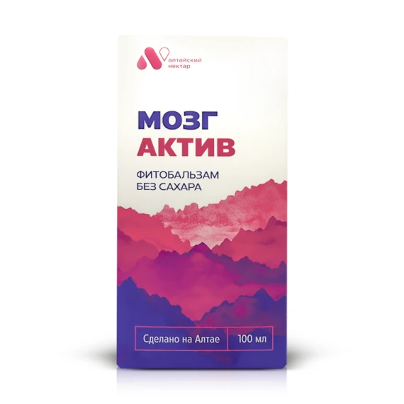 Fytobalsami sokeriton "Aktiiviset aivot", 100 ml - Altai Nektar