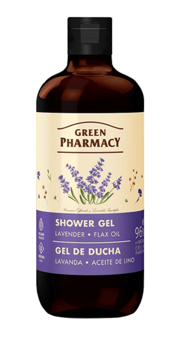 "GREEN PHARMACY" Dušigeel lavendli ja linaseemneõliga, 500 ml