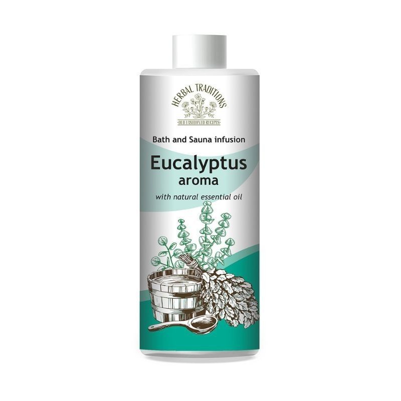 "HERBAL TRADITIONS" Sauna- ja vannileotis "Eukaküpti aroom", 500 ml