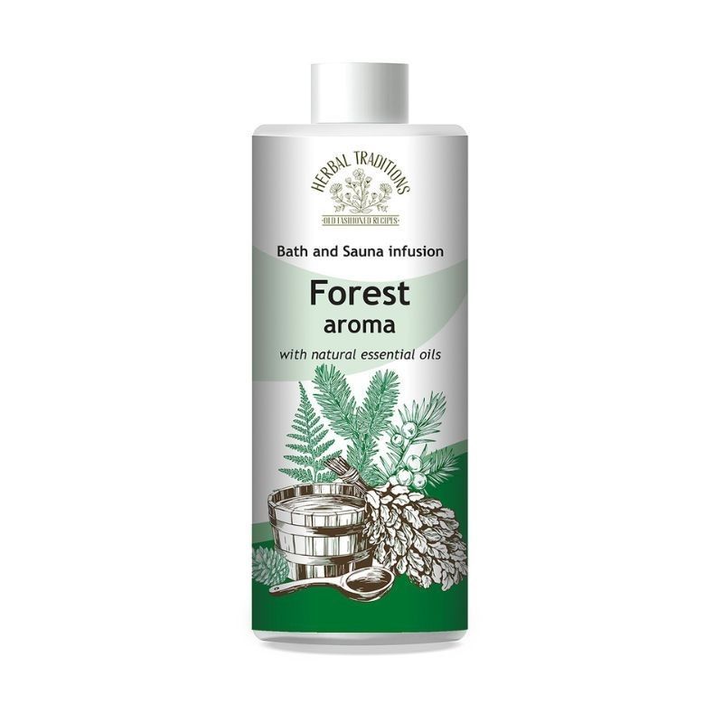 "HERBAL TRADITIONS" Sauna- ja vannileotis "Metsane aroom", 500 ml