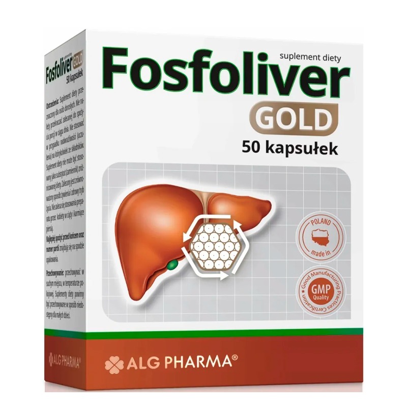 "ALG PHARMA" Fosfoliver Gold kapslid N50